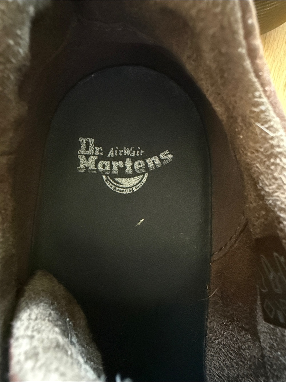 Women’s brown leather Doc Martens chunky boot - Picture 4 of 7